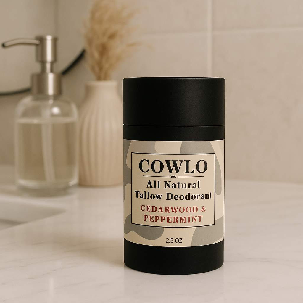 All Natural Tallow Deodorant - Cedarwood & Peppermint