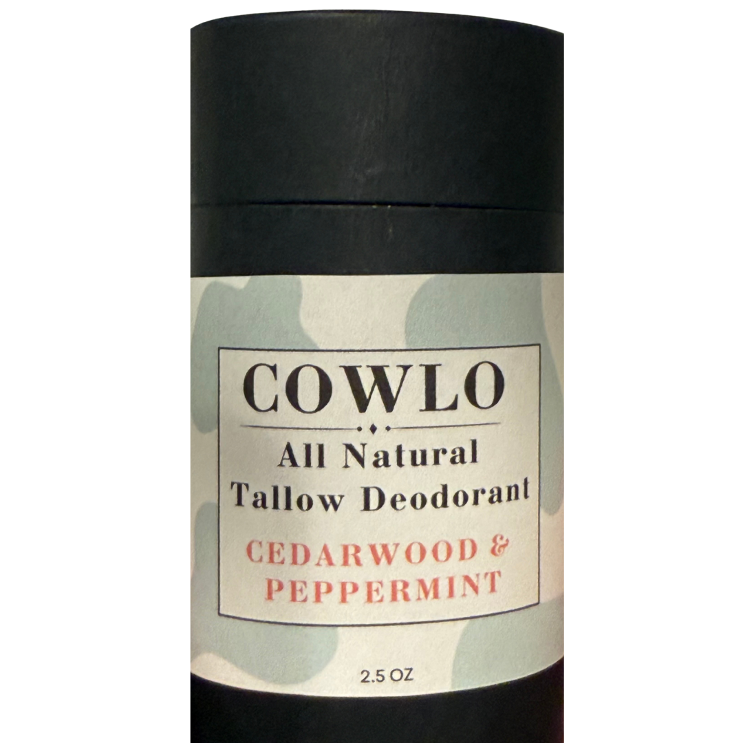 All Natural Tallow Deodorant - Cedarwood & Peppermint