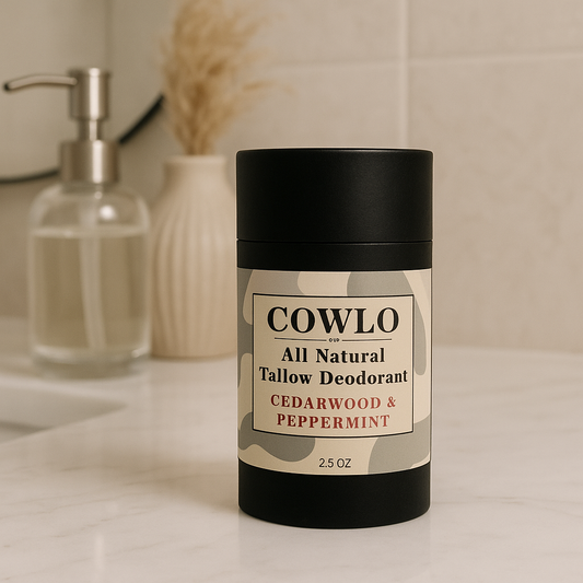 All Natural Tallow Deodorant - Cedarwood & Peppermint