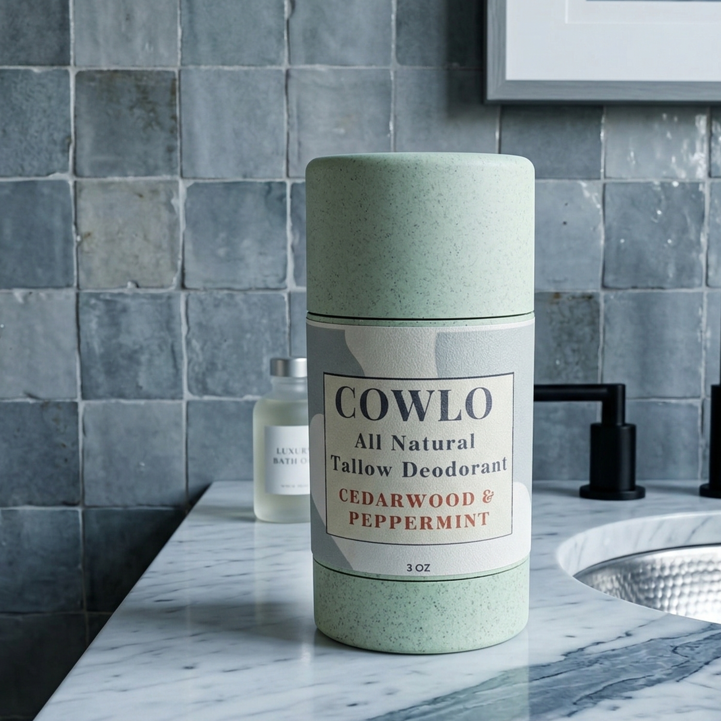 All Natural Tallow Deodorant - Cedarwood & Peppermint