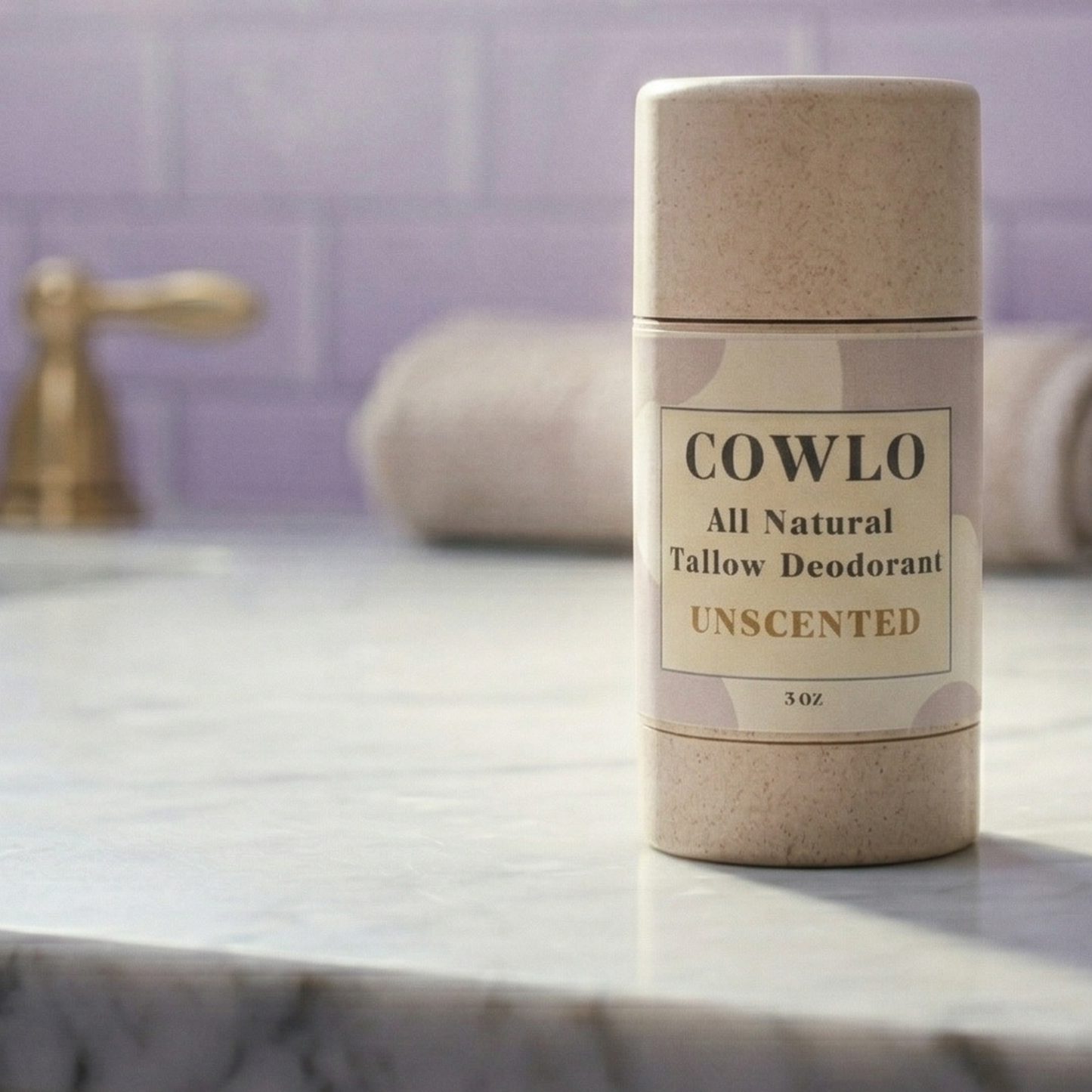 All Natural Tallow Deodorant - Unscented