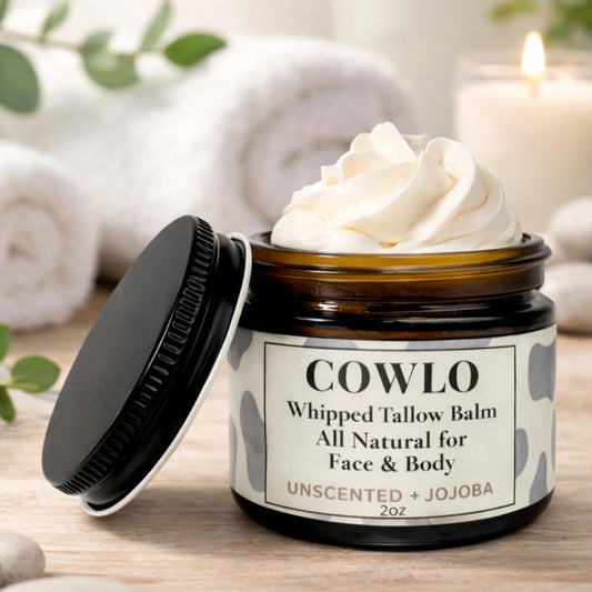Pure Unscented + Jojoba Oil Whipped Tallow Balm